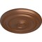 Ekena Millwork Devon Ceiling Medallion (Fits Canopies up to 3 5/8"), 15 3/4"OD x 1 1/2"P, Polished Copper CM15DEPOS - alternate 2